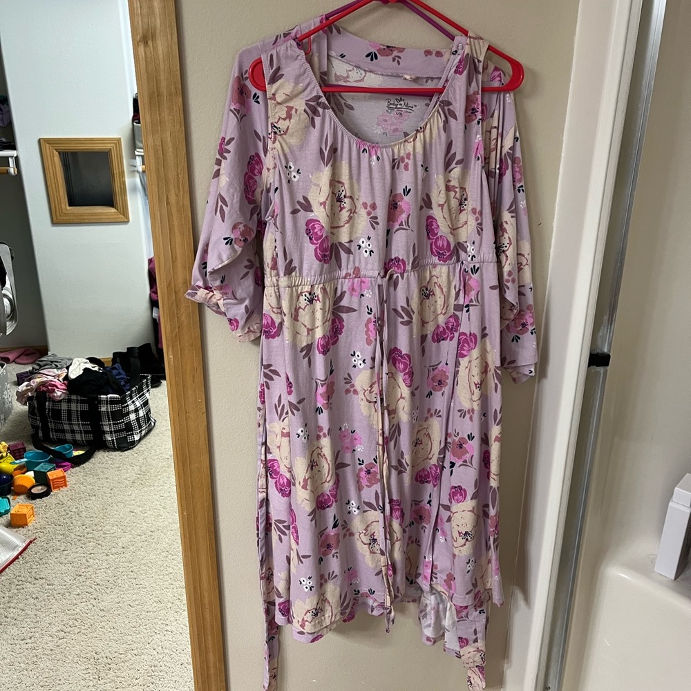 Maternity robe & hospital gown
